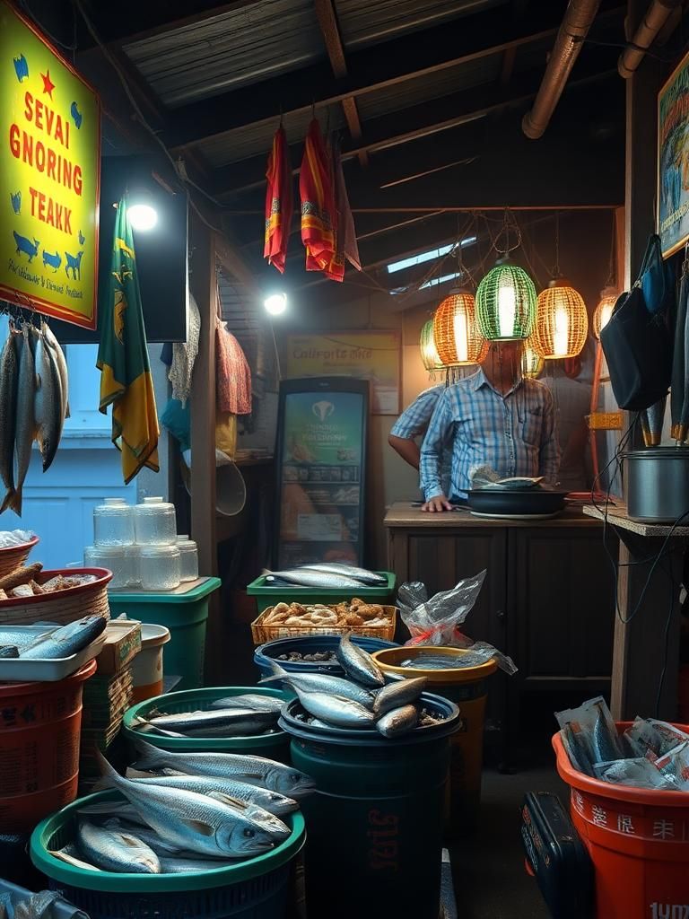Kedai Pancing Terbaik di Kampung Kok