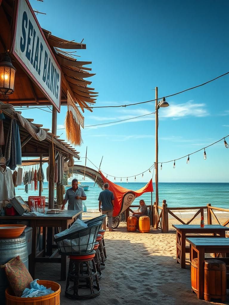 Kedai Pancing Terbaik di Pantai Cenang