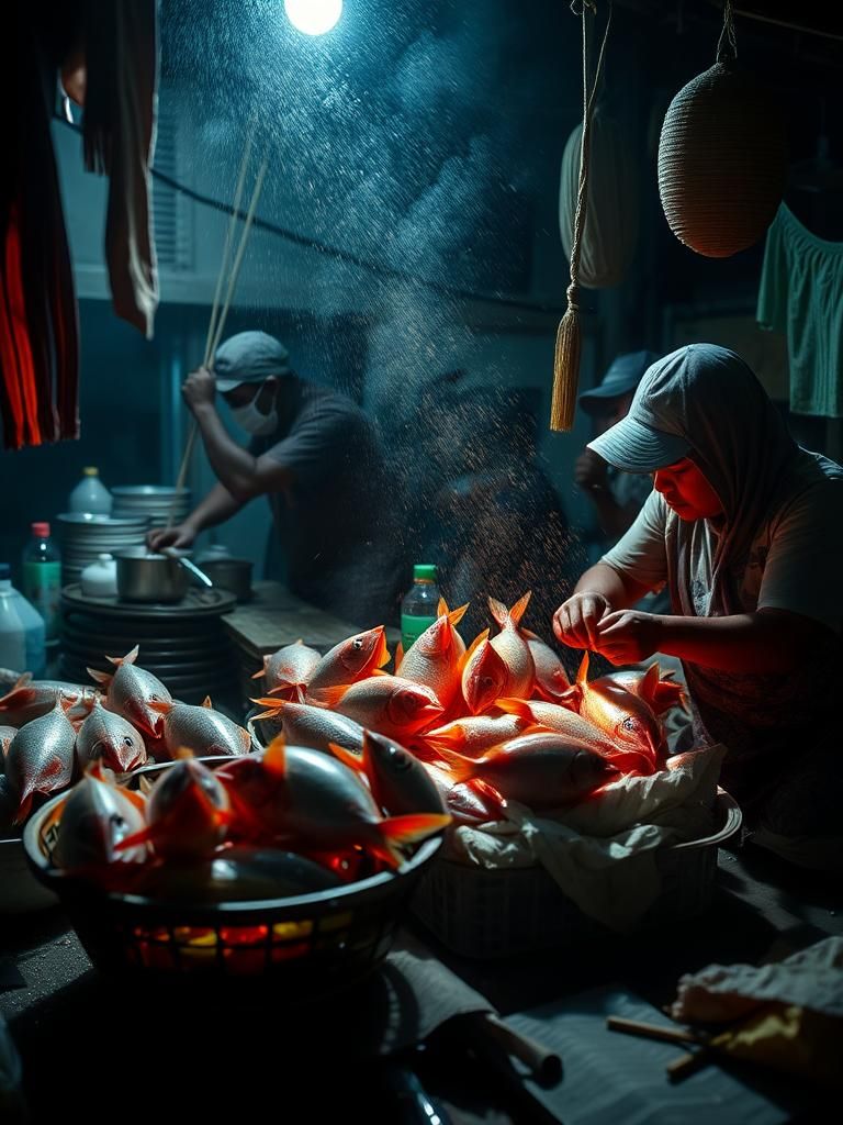 Kolam Memancing Udang Galah Kampung Dusun