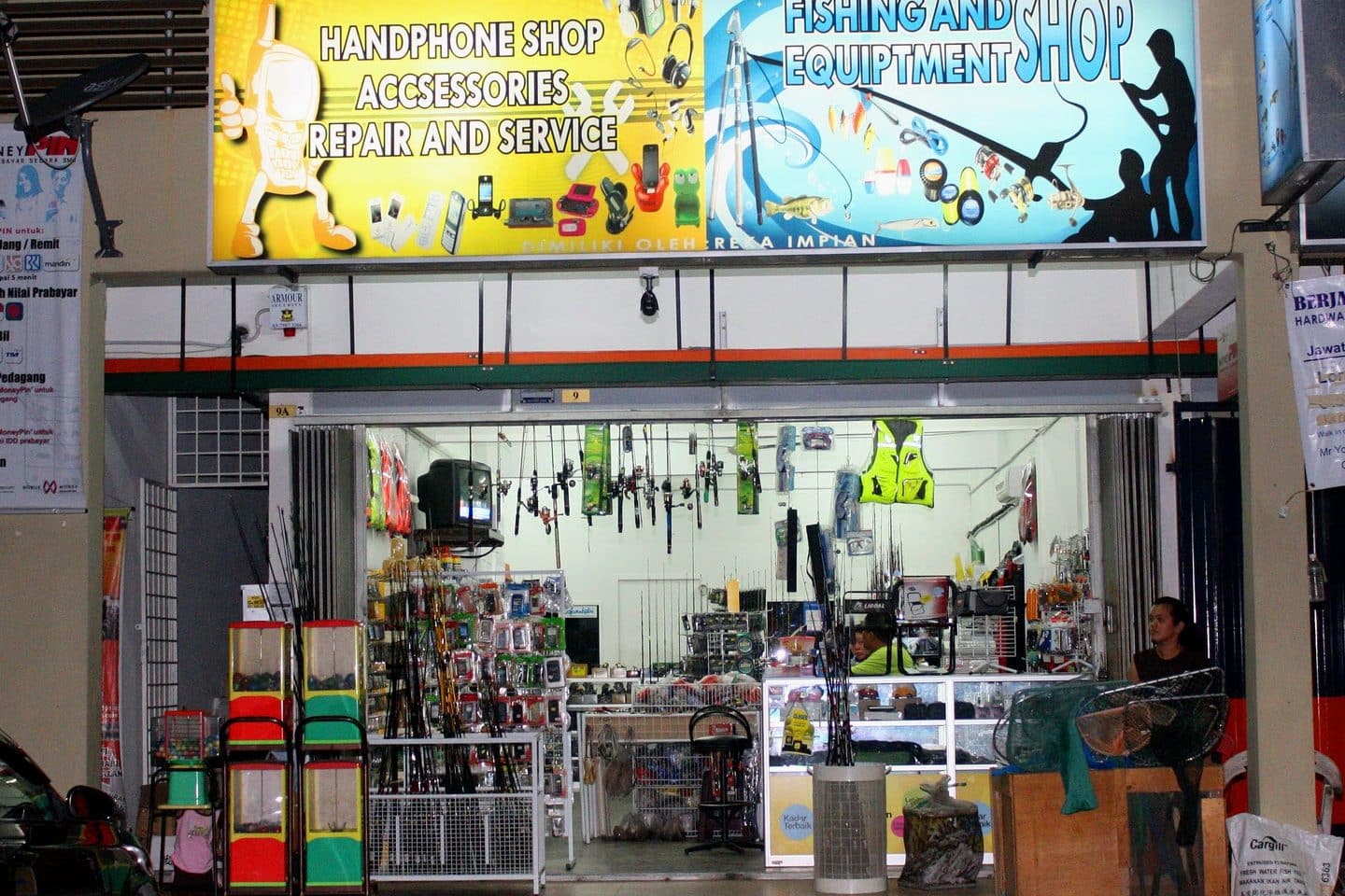 kedai pancing dan nelayan by vk5 empire